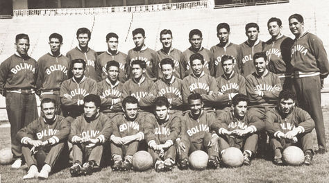 Todos los integrantes de la selección boliviana, campeona sudamericana de 1963. Foto: Archivo Eduardo Salcedo