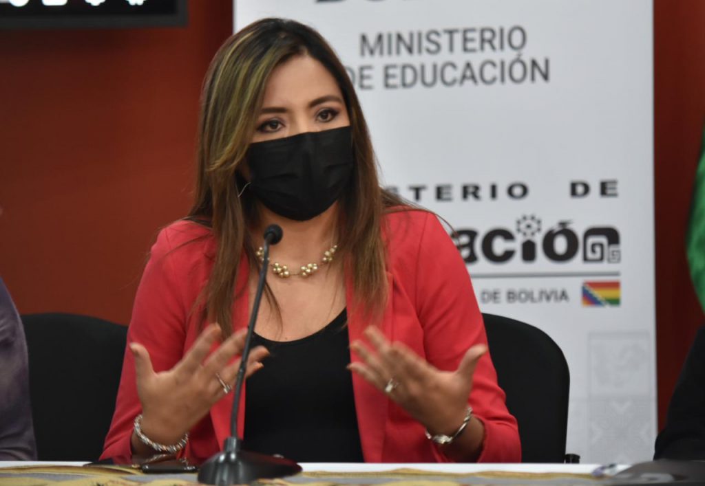 La viceministra de Comunicación, Gabriela Alcón. Foto de archivo: Abi.