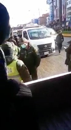 Captura de video del incidente denunciado.