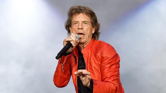 El vocalista Mick Jagger de la banda Rolling Stones enfermó con Covid. Foto: AFP.