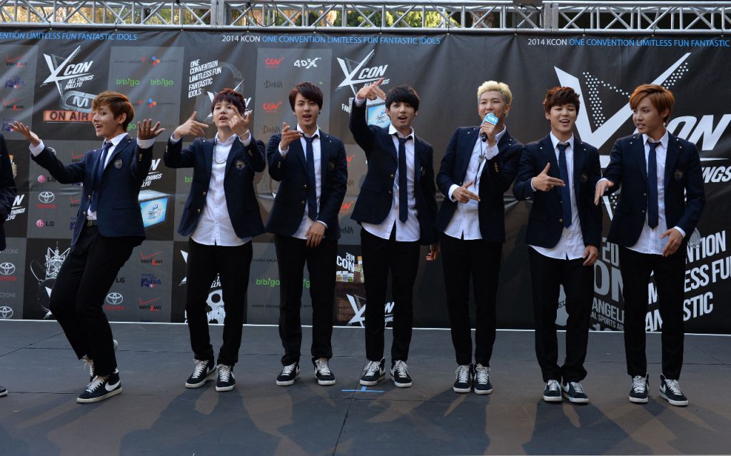 BTS, el ícono del Pop coreano. Foto: AFP.