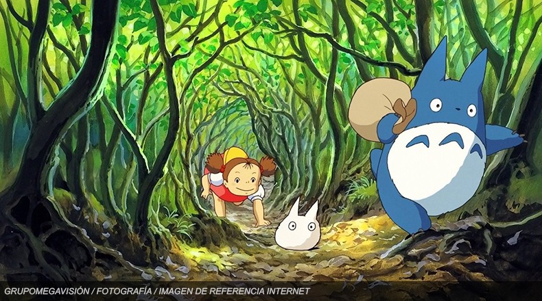 Escena de la película japonesa 'Mi vecino Totoro'. Imagen de referencia Internet.