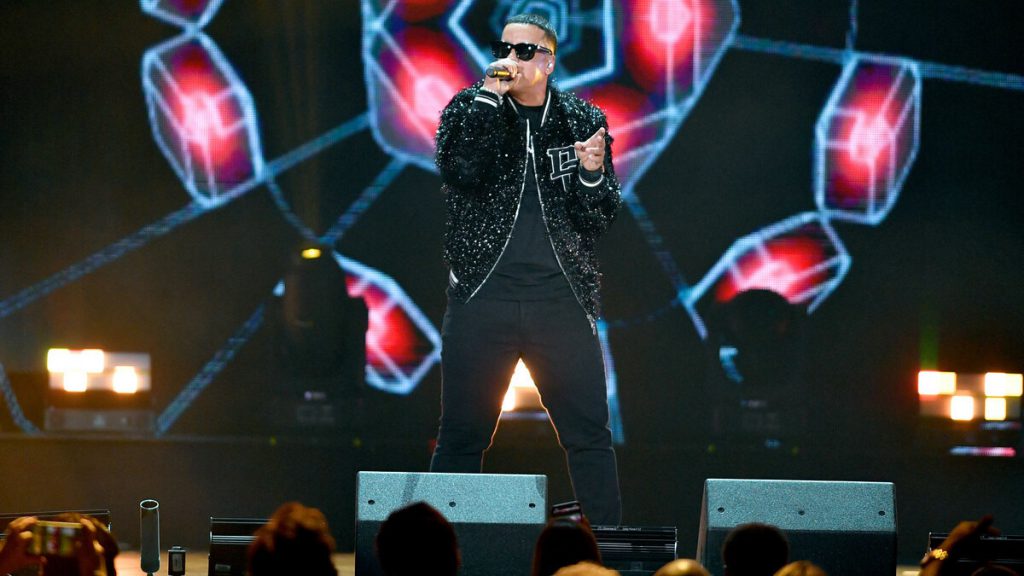 40 mil personas se quedaron a escuchar a Daddy Yankee en Madrid. Foto: AFP.