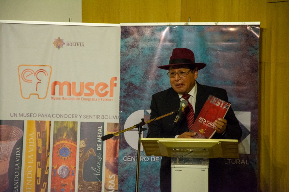 Presentación del catálogo libro 'Fiesta y Poder: Tradición, Cultura y Fe. Foto: FCBCB.