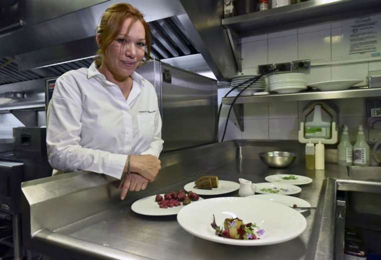 La reconocida chef Leonor Espinosa, quien puso por primera vez a Colombia en el atlas gastronómico. Foto: AFP.