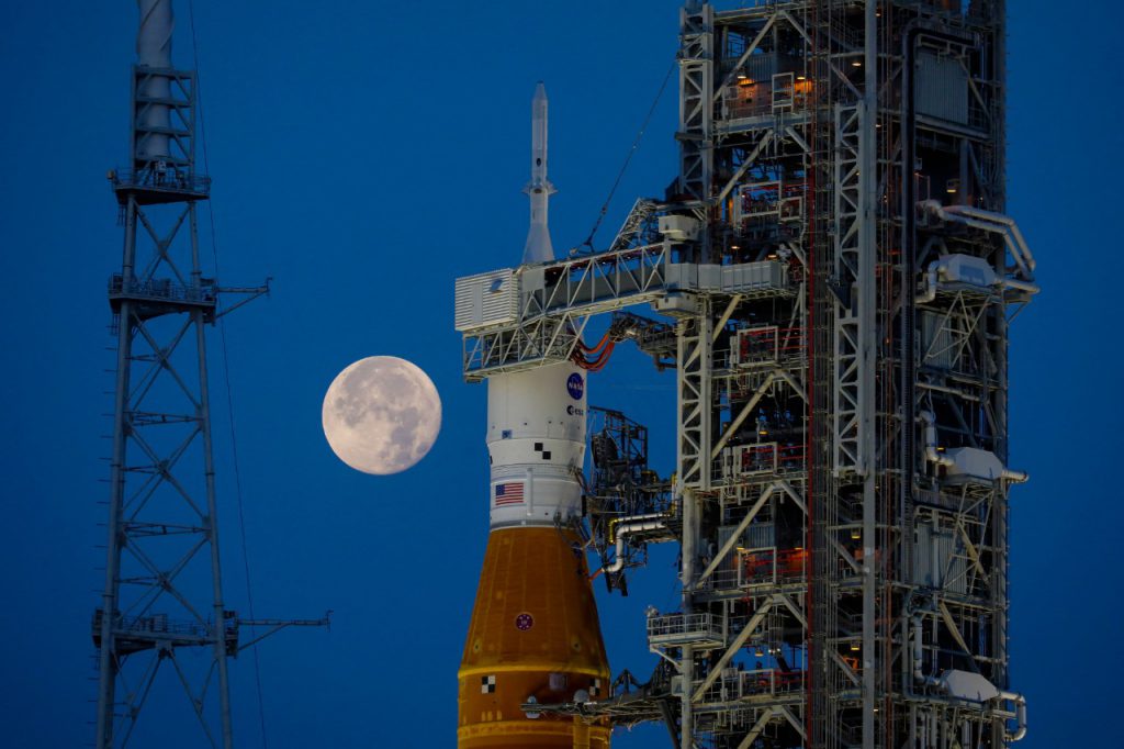 Una nave espacial de la NASA. Foto: AFP.