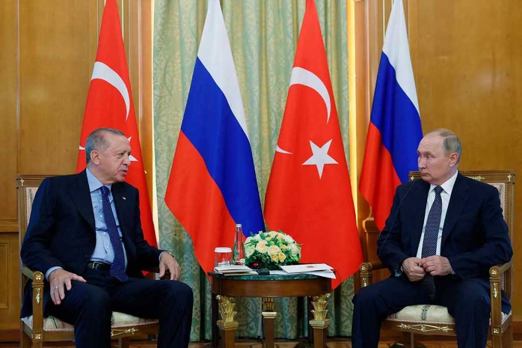 El presidente de Turquía se reunirá con Putin en Kazajistán