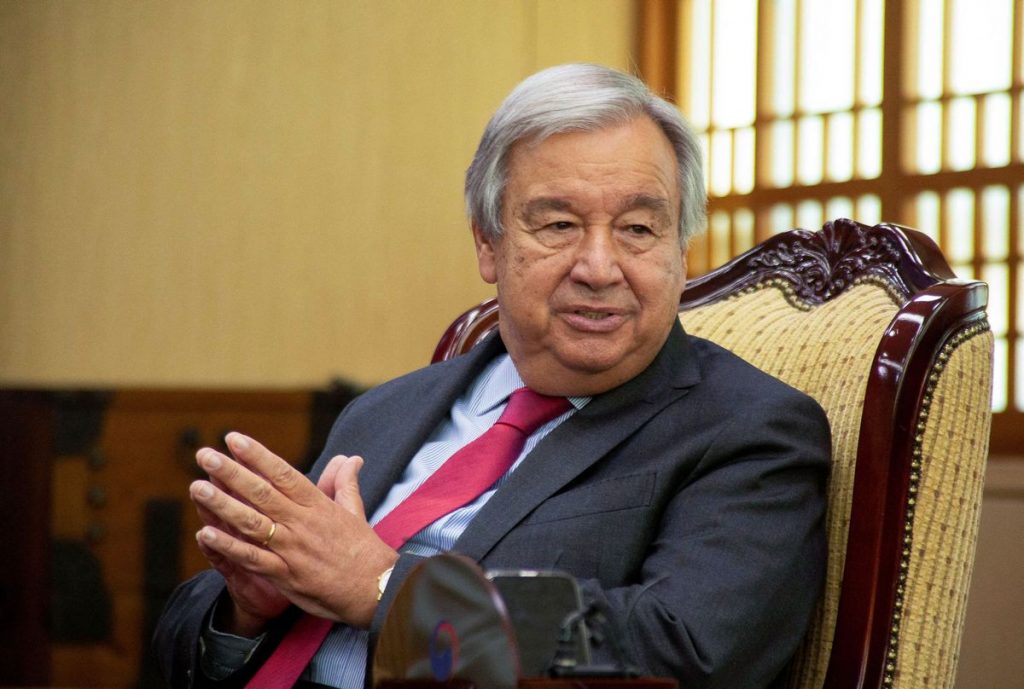 El secretario General de las Naciones Unidas, António Guterres