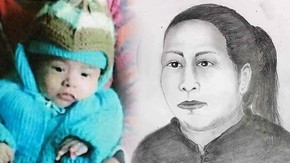 El bebé Álex y el retrato hablado de su raptora