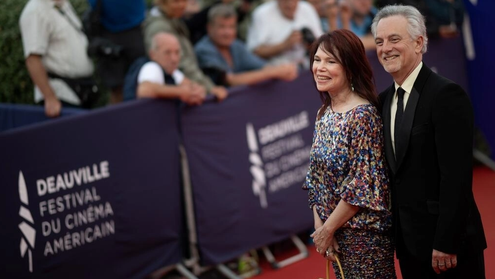 Los realizadores estadounidenses Dayna Goldfine y Dan Geller en Deauville. Foto: AFP.