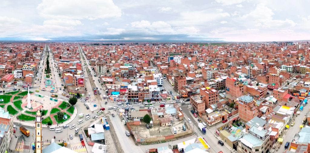 La cuidad de El Alto en su resplandor. Foto: GAMEA