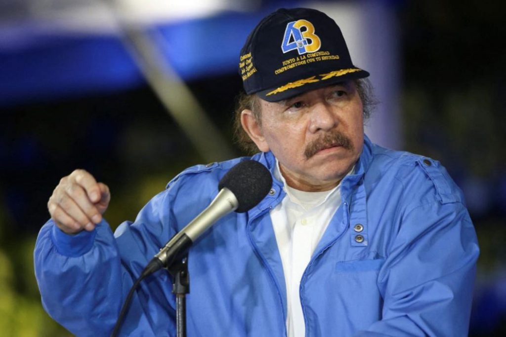 El presidente de Nicaragua, Daniel Ortega. Foto: AFP