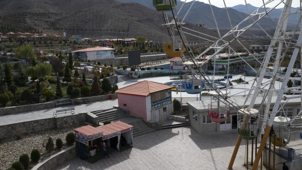 El Parque Habibullah Zazai, ubicado a las afueras de Kabul, en una imagen del 9 de noviembre de 2022. Foto: AFP.