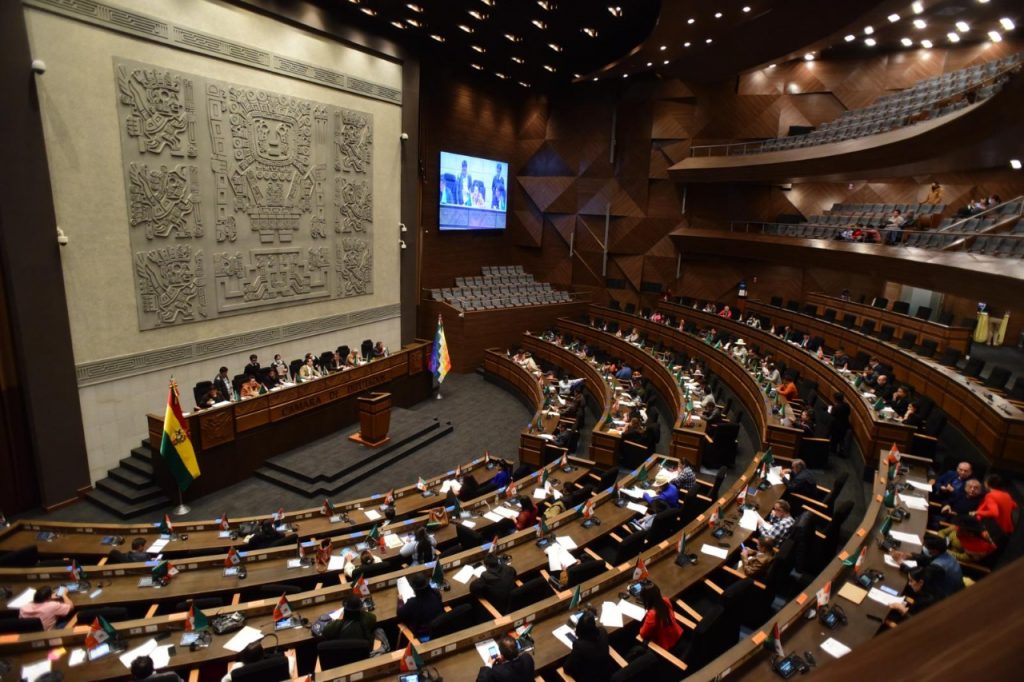 Una sesión plenaria de la Cámara de Diputados. Foto: Archivo La Razón.