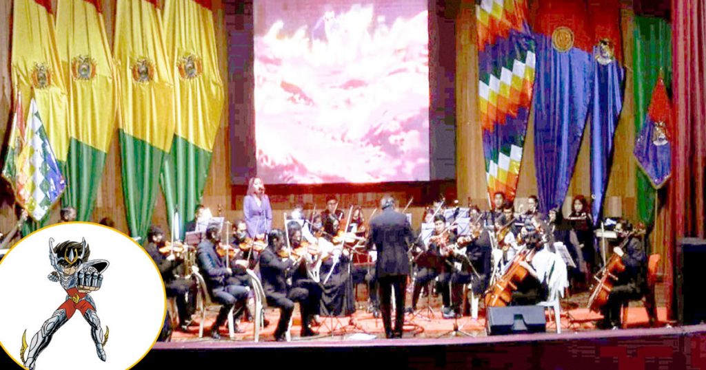 La versión sinfónica de Los Caballeros del Zodiaco se vio recientemente en El Alto.