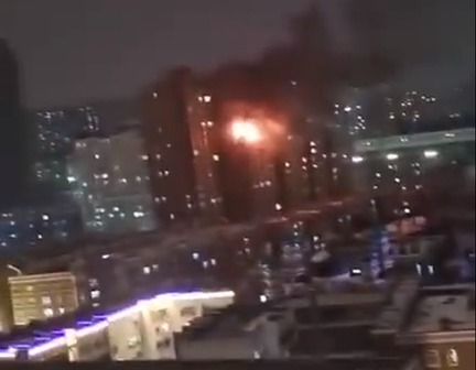 Diez muertos por incendio en un edificio en China.