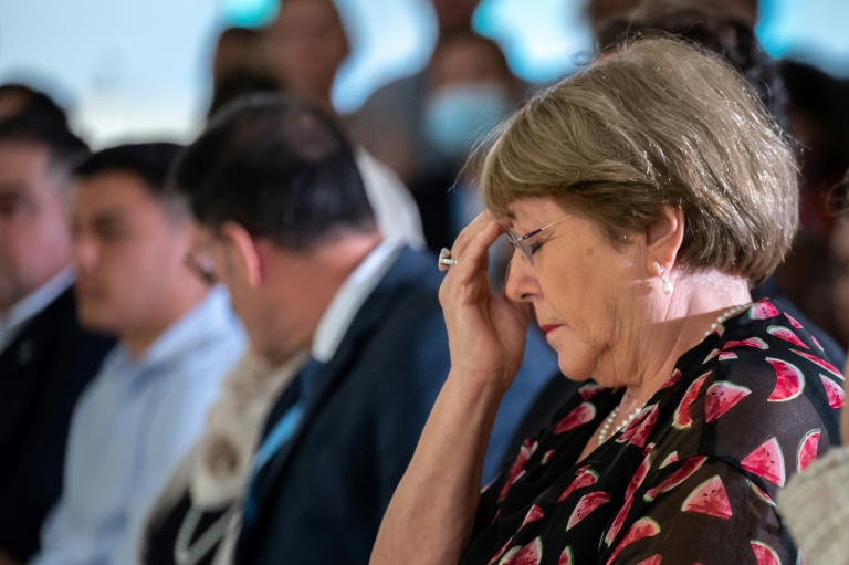 La expresidenta chilena Michelle Bachelet afirmó que América Latina debe reforzar la 'cohesión social' para superar su inequidad y violencia históricas. Foto: AFP.