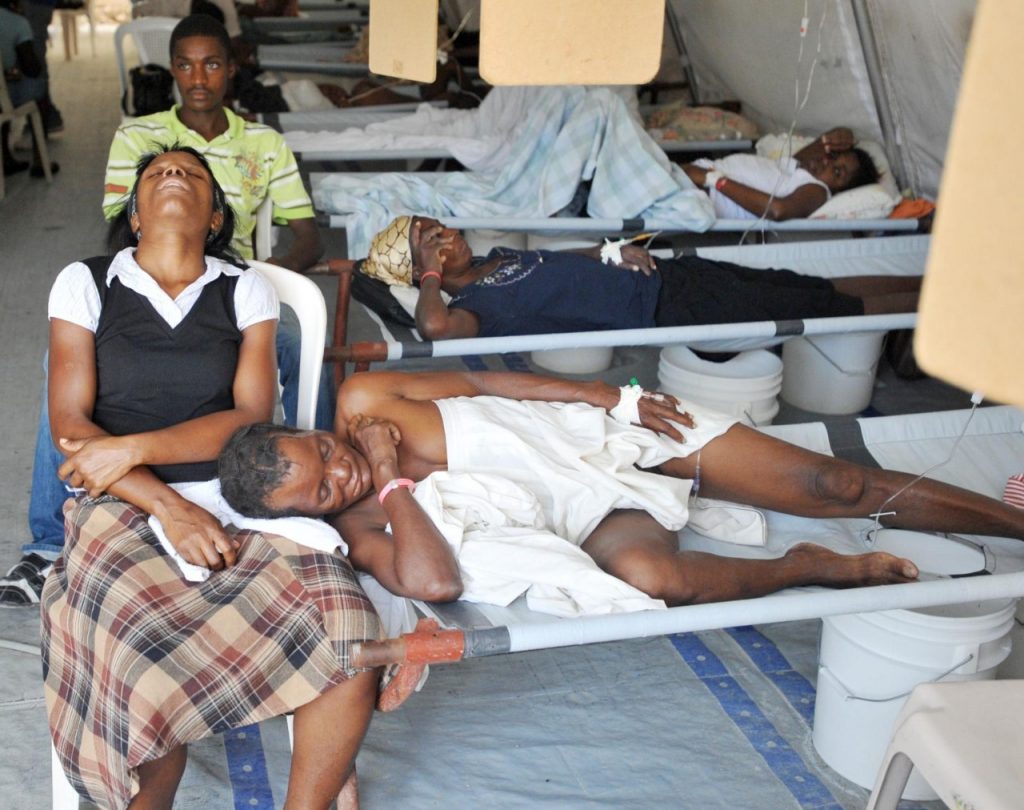 La ONU, preocupada por la propagación de la epidemia de cólera en Haití.