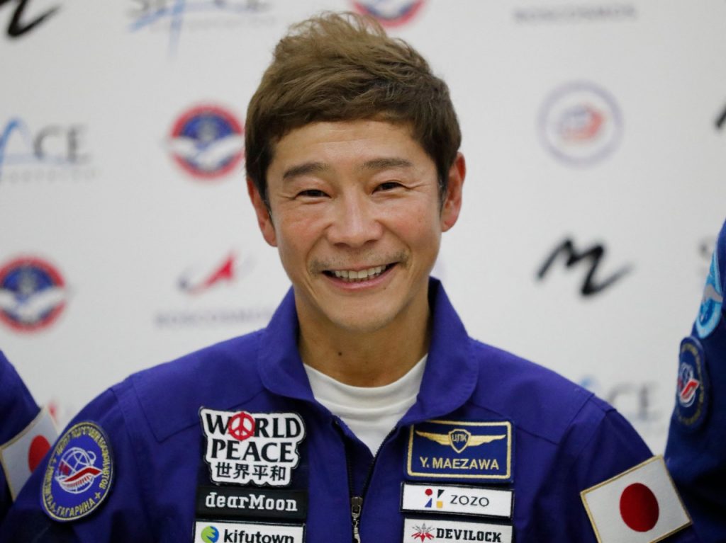 Yusaku Maezawa anunció la tripulación que lo acompañará en un viaje alrededor de la Luna. Foto: AFP