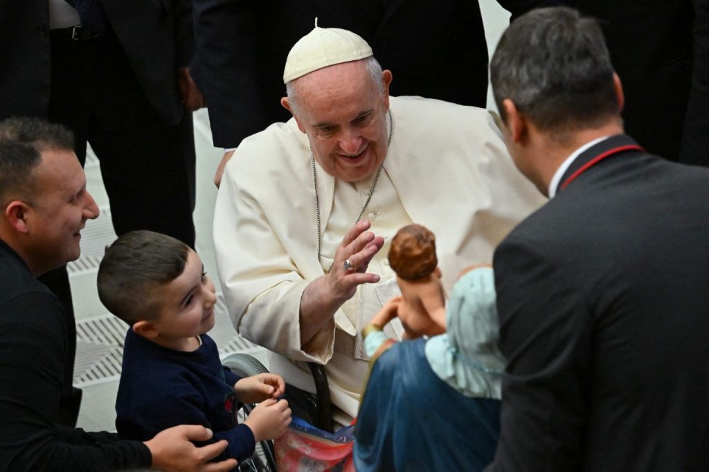 El papa Francisco envió un mensaje por Navidad. Foto: AFP
