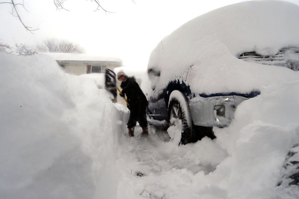 La tormenta invernal en Nueva York ha cubierto en su totalidad a muchos sectores. Foto: Getty.