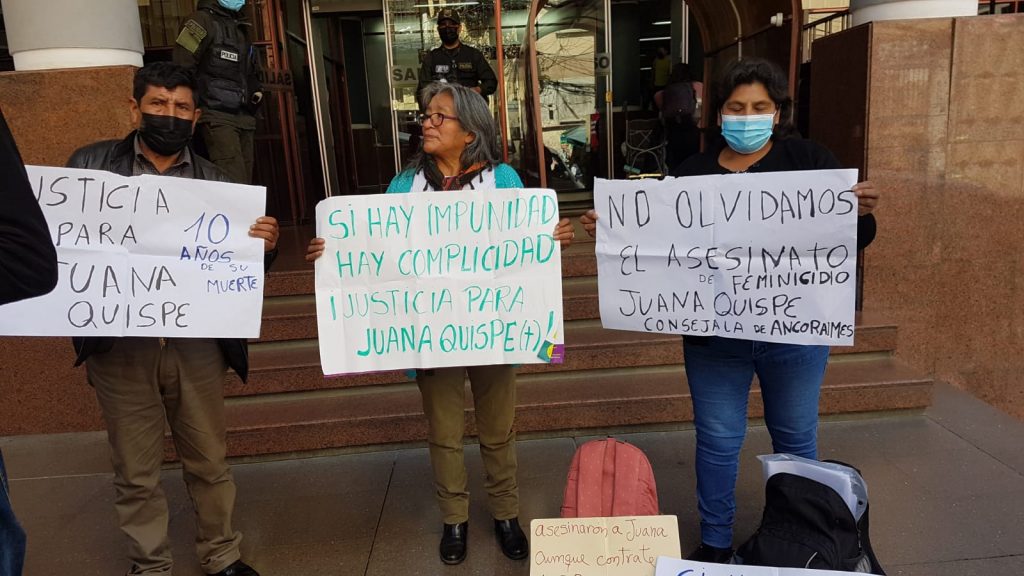 Familiares de Juana Quispe buscan justicia, ante la impunidad de 11 años. Foto: Pedro Luna