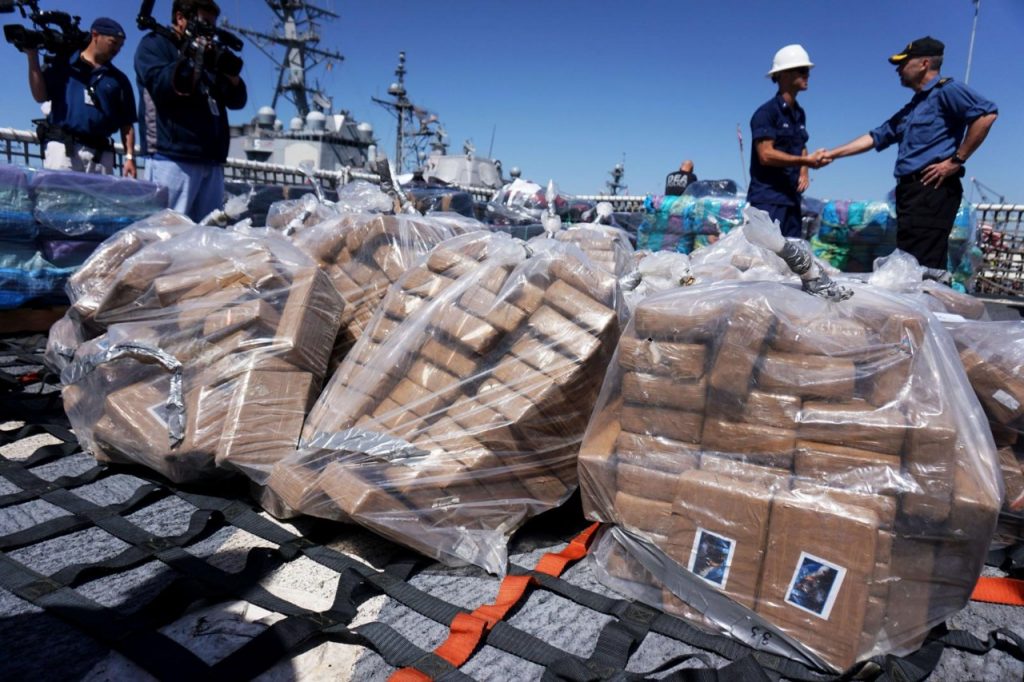 Panamá envía 55 toneladas de cocaína a EEUU para su incineración.