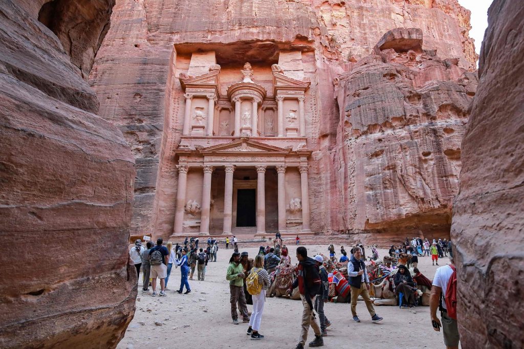 Se esperan dos millones de turistas en Petra cada próximo año. Foto: AFP