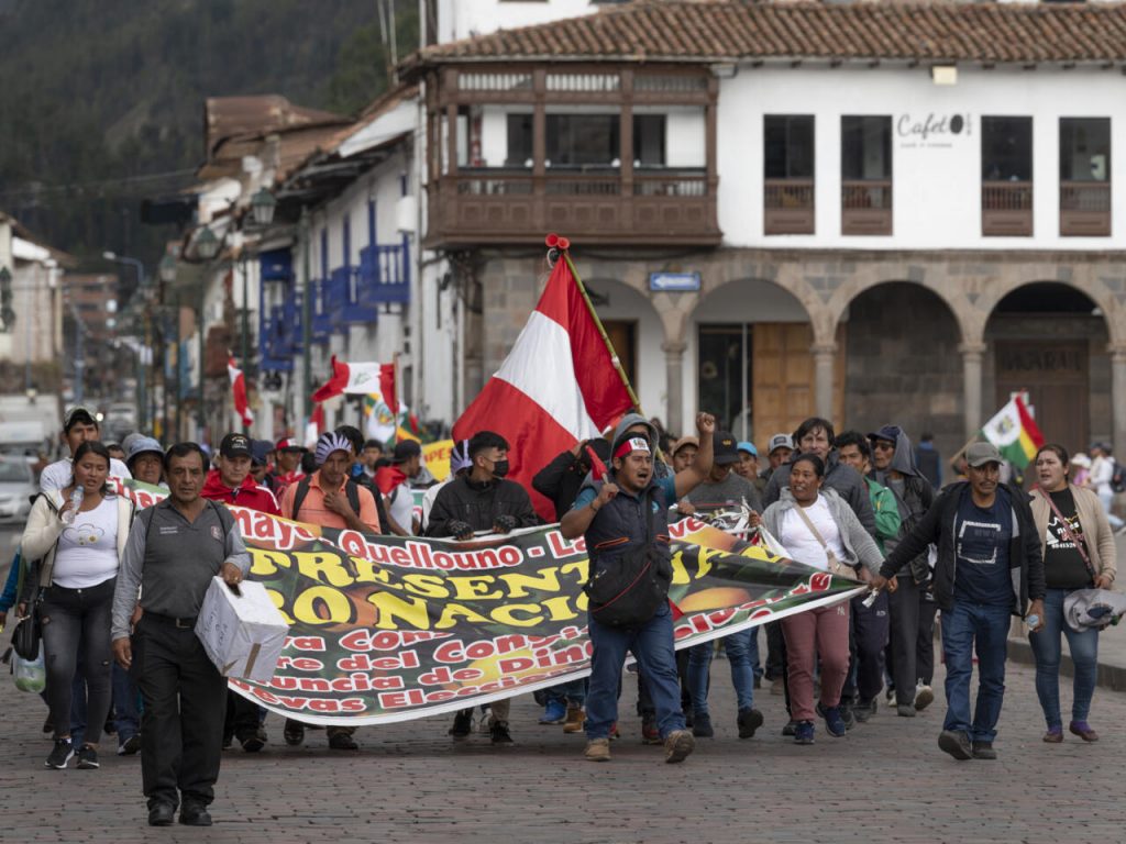 La crisis política en Perú afectó al sector turístico. Foto: AFP.