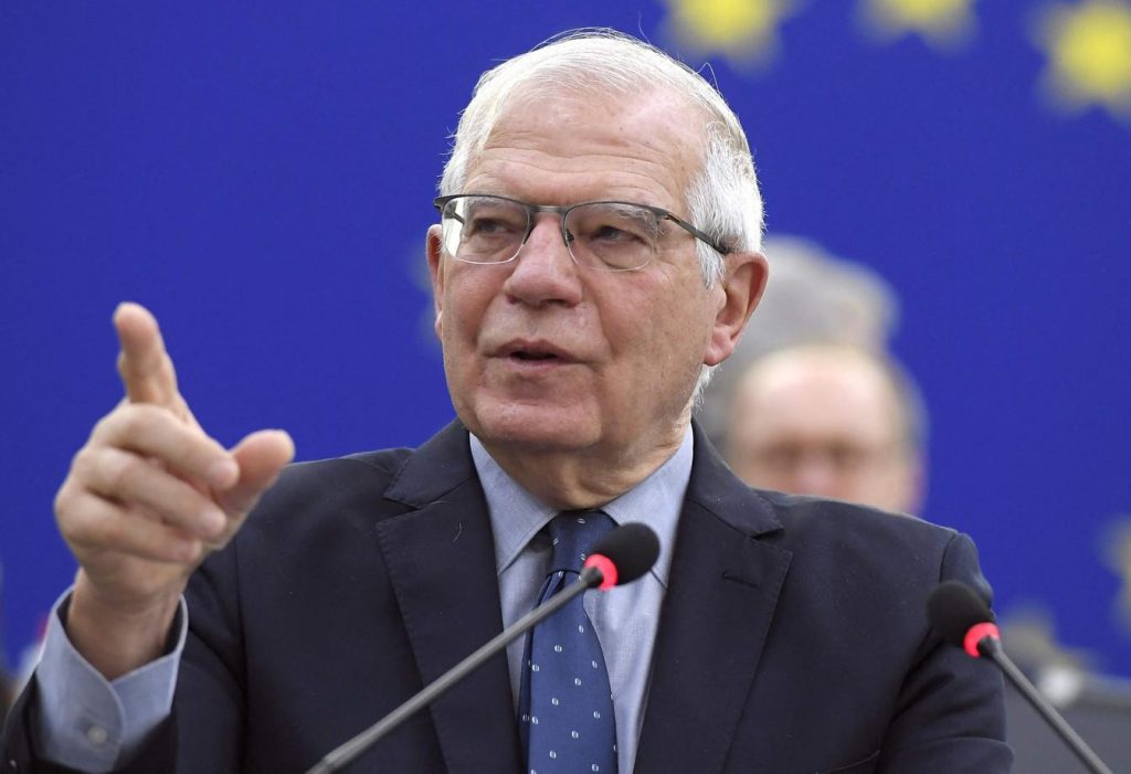 El representante de la Unión Europea (UE). Foto: AFP.