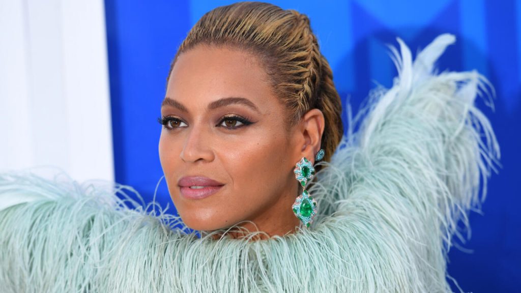 Beyoncé en los premios de la Música MTV en 2016. Foto: AFP.