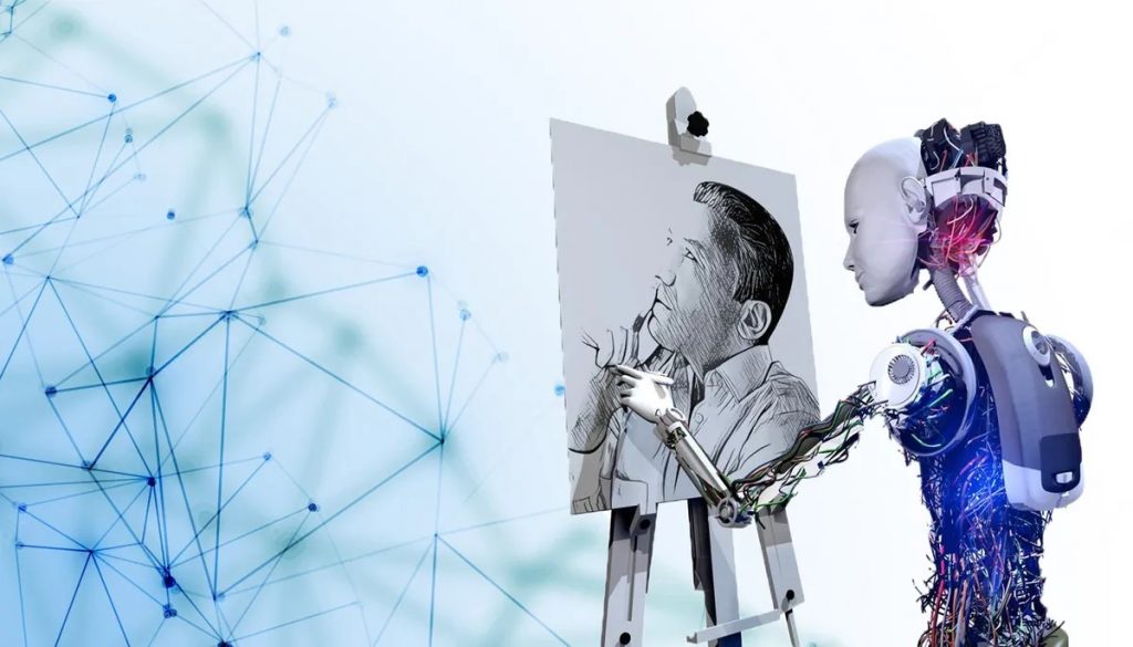 Bastan unos segundos para a creación de arte con inteligencia artificial. Foto: AFP