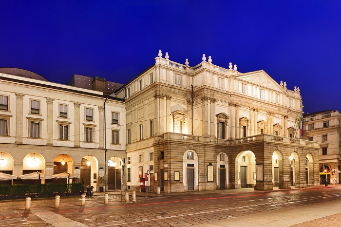 El teatro La Scala, de Milán, Italia. Foto: adobe.com