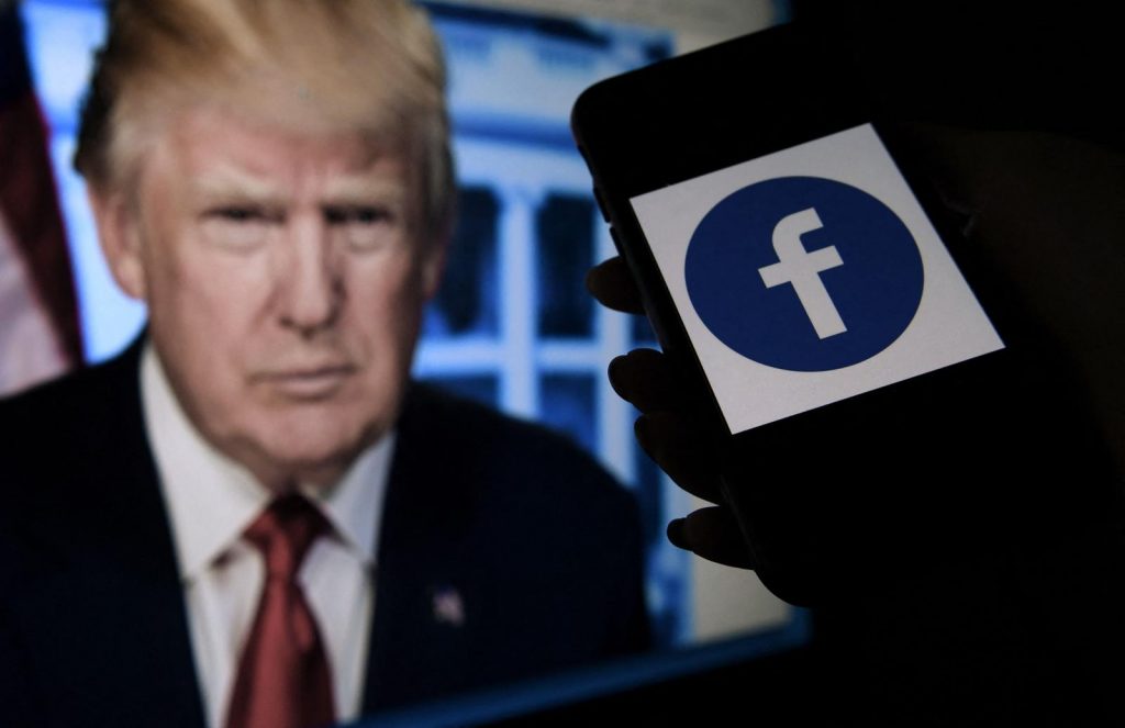 Trump recupera su cuenta en Facebook e Instagram más de dos años.
