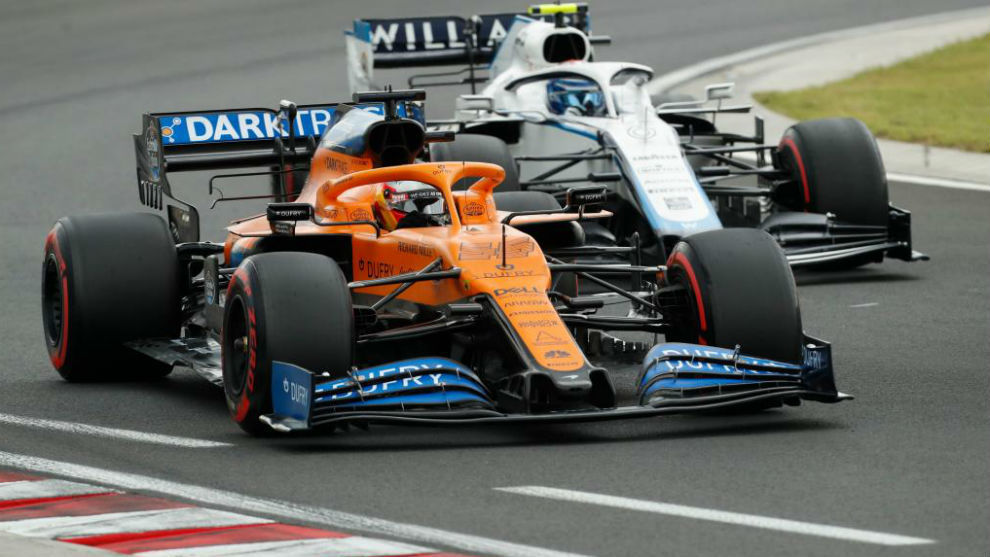 Una carrera de Fórmula 1. Foto: AFP.