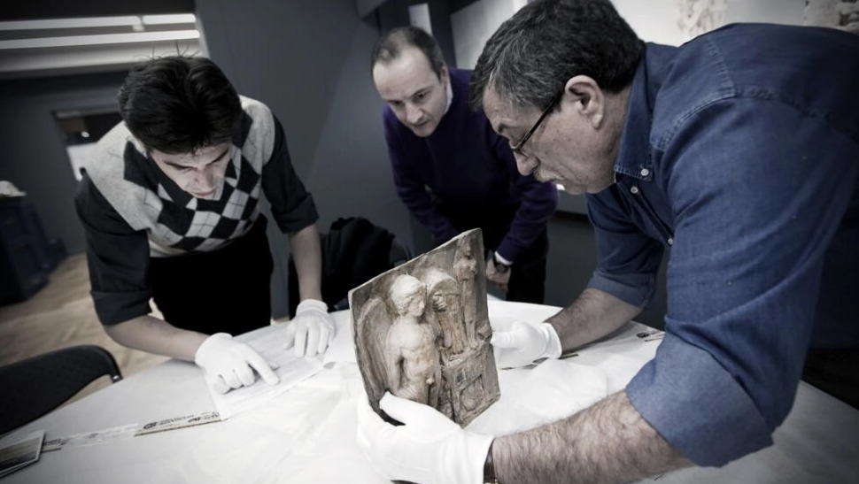 El Parlamento griego busca la exposición de antigüedades en museos del extranjero. Foto: AFP