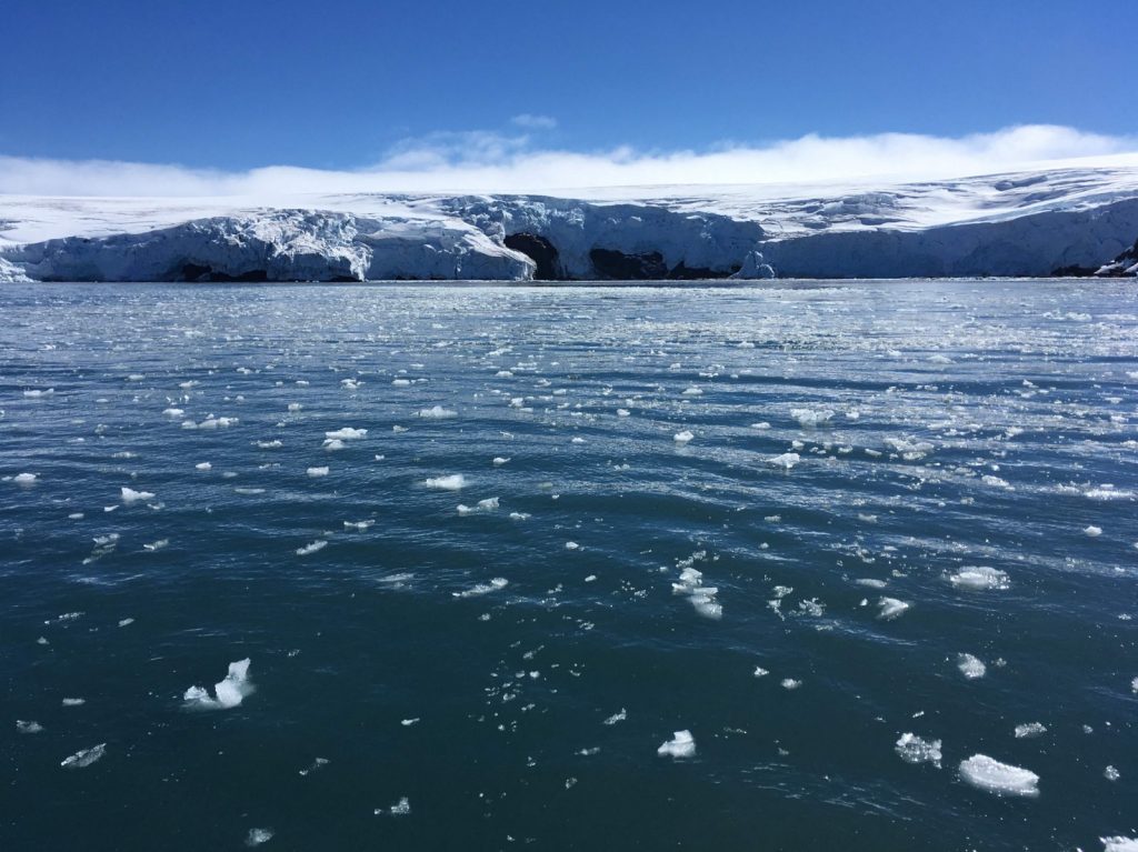 El hielo marino de la Antártida registró su menor extensión en los 45 años de registro. Foto: AFP