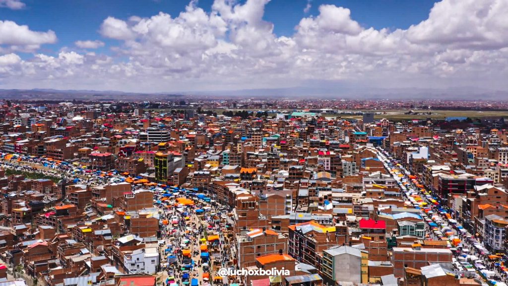En la ciudad de El Alto hay zonas en seguridad ciudadana. Foto: LuchoXBolivia
