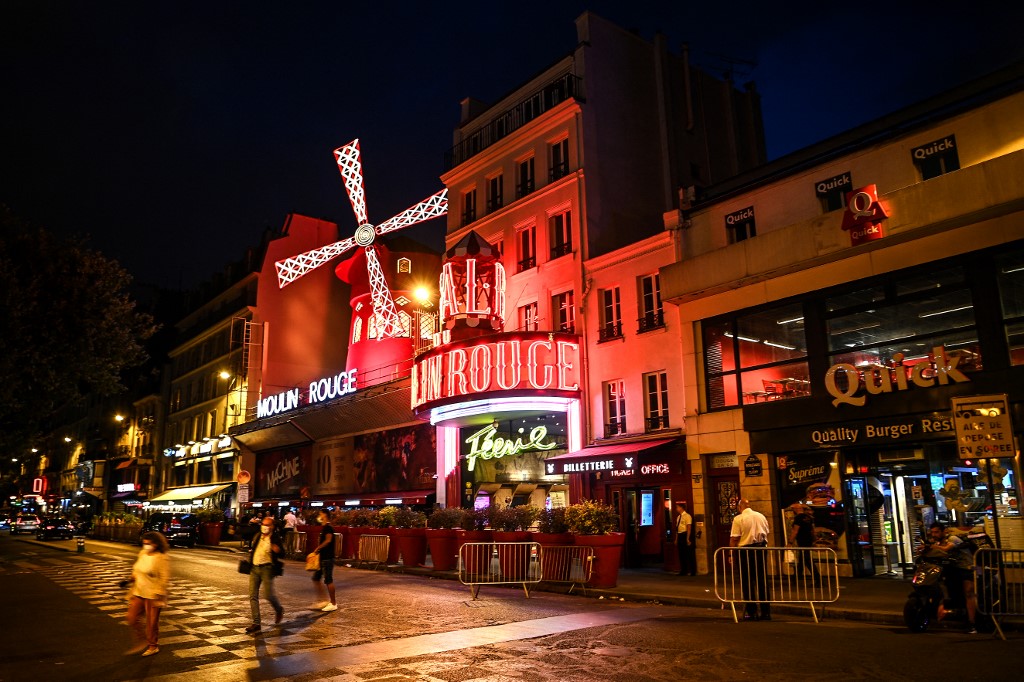 El famoso cabaret parisino Moulin Rouge. Foto: AFP