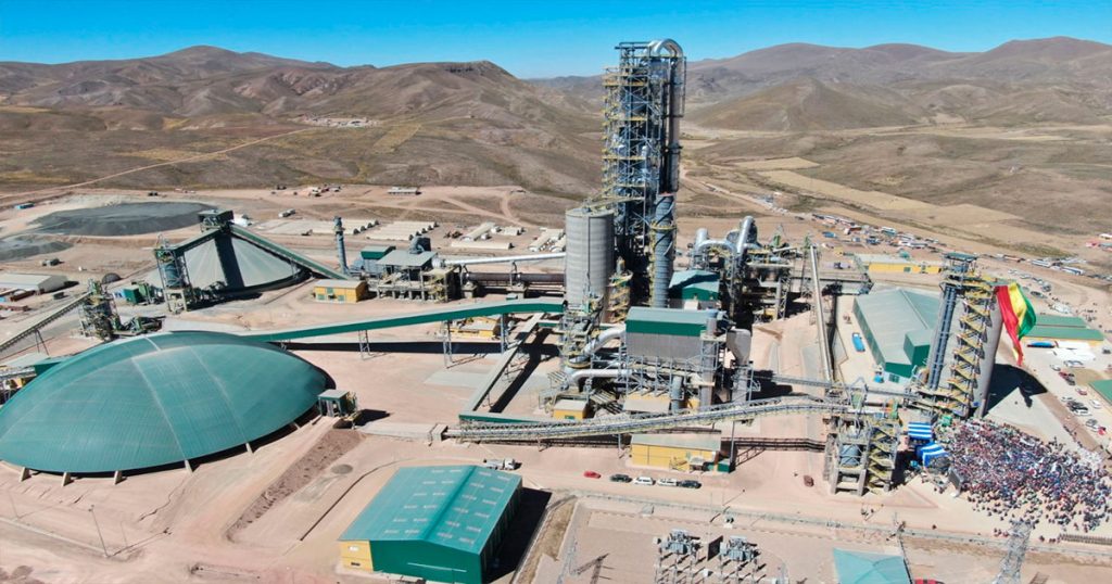 La fábrica de cemento de Oruro fue inaugurada el 3 de agosto de 2019.