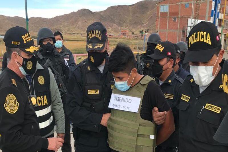 Cristian Paco Mamani, el policía que asesinó a dos mujeres en Perú.