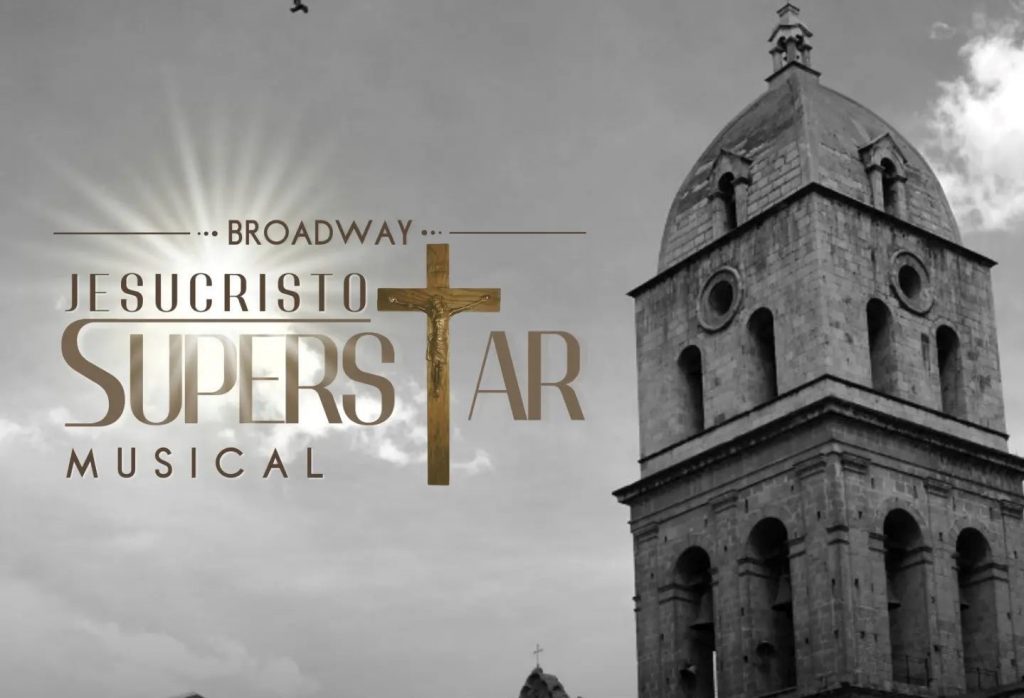 Afiche promocional de Jesucristo Superstar en San Francisco. Foto: Broadway Bolivia