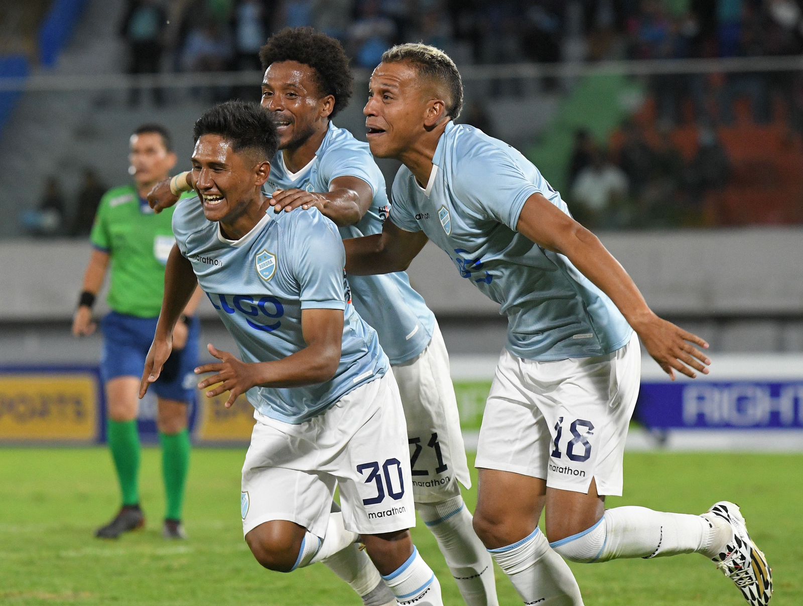 90+10' ¡Final del partido! Aurora venció a Atlético Palmaflor fuera de