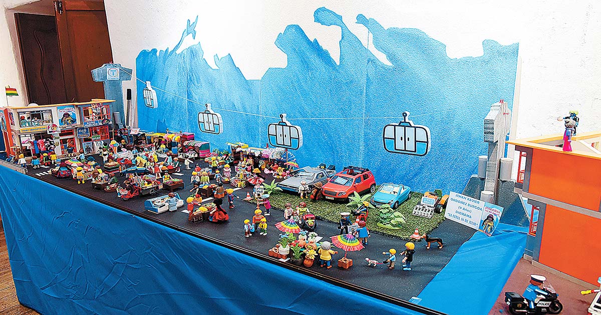 pompa reserva Imposible La Feria 16 de Julio de El Alto se traslada al mundo Playmobil