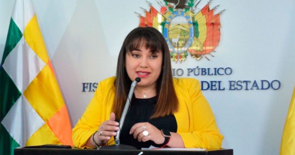 La fiscal Daniela Cáceres.