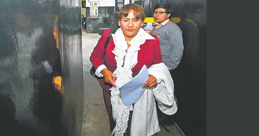 La exjueza Patricia Pacajes recibió una condena de tres años por un proceso anterior.
