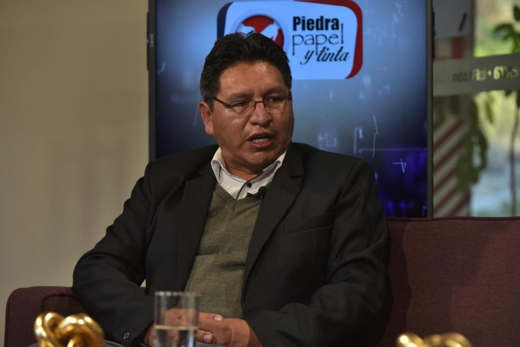 El vicencanciller Freddy Mamani, en una entrevista pasada con La Razón.