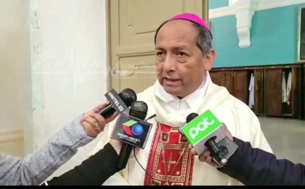 El arzobispo de Sucre), Ricardo Centellas, reiteró que la Iglesia colaborará con las investigaciones.