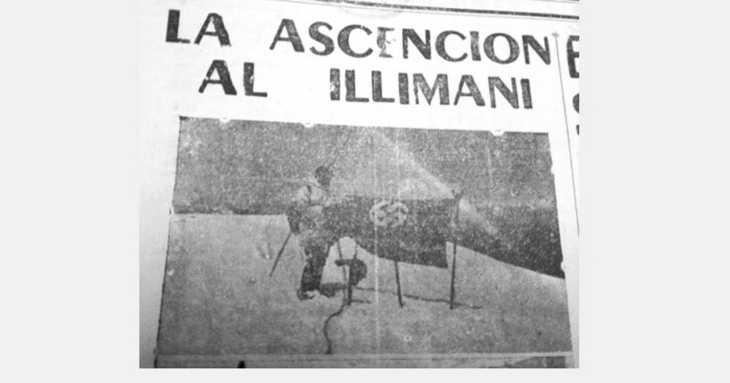 La única foto real de la esvástica en La Razón en abril de 1940.