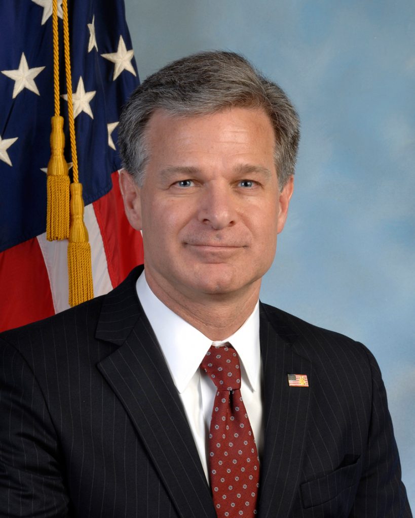 Christopher Wray, director del FBI